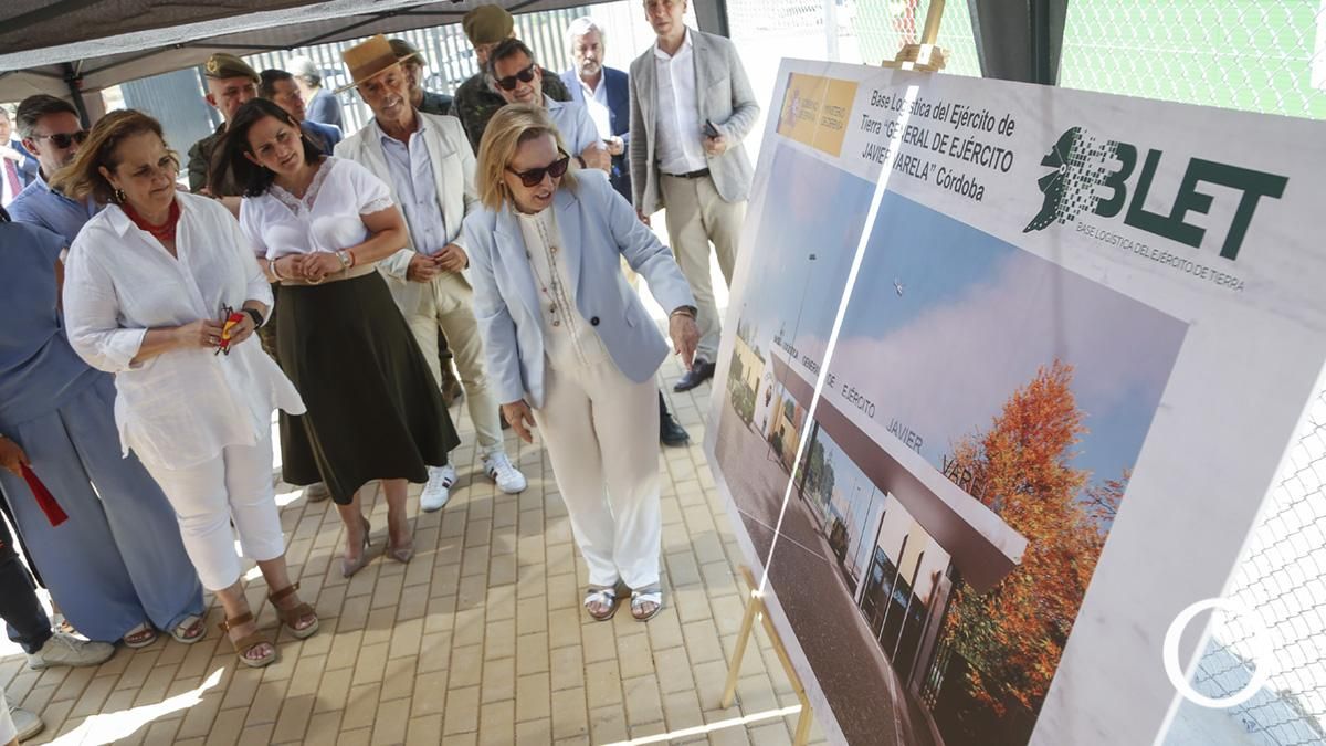 Acto de entrega de las obras de urbanización y vallado de la Base Logística del Ejército de Tierra