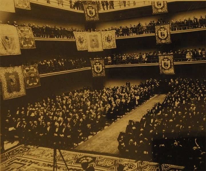Sesión inaugural Congreso Geológico Internacional. 1926