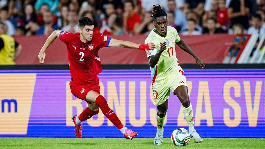 Nico Williams y Bryan Gil, otras dos bajas para el partido de España en El Arcángel