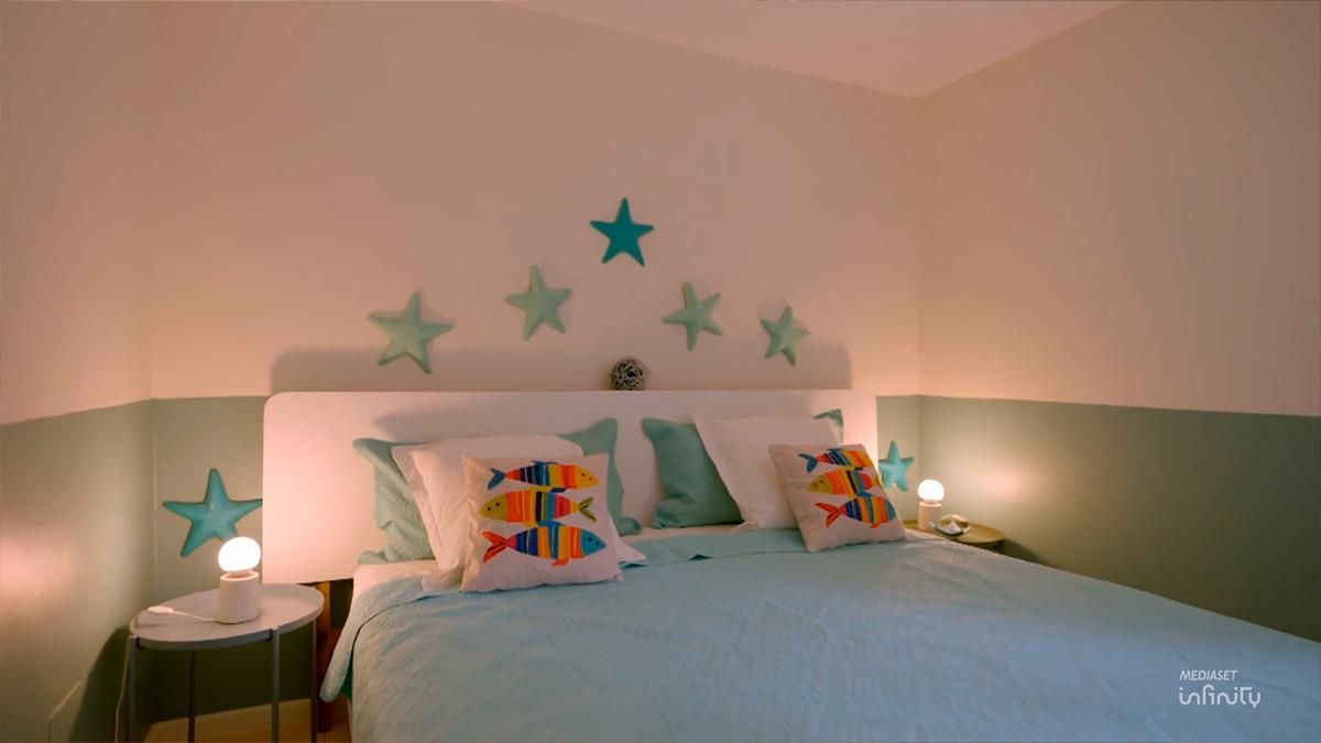 Una de las habitaciones de Villa Deseo