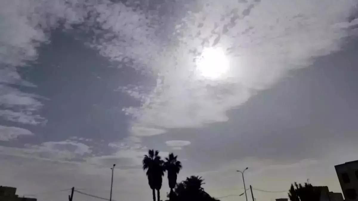Intervalos de nubes medias y altas con calima ligera  este sábado en La Palma