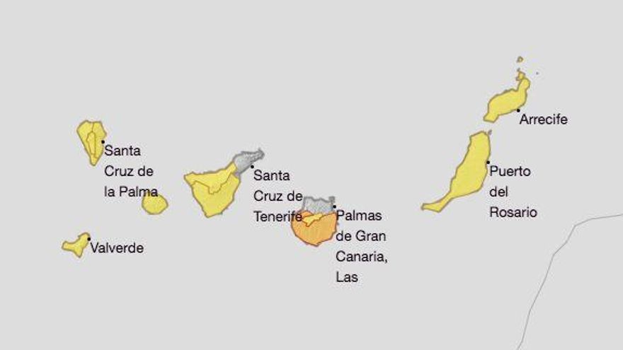 Canarias, en riesgo por altas temperaturas este viernes y con termómetros que alcanzarán los 39º