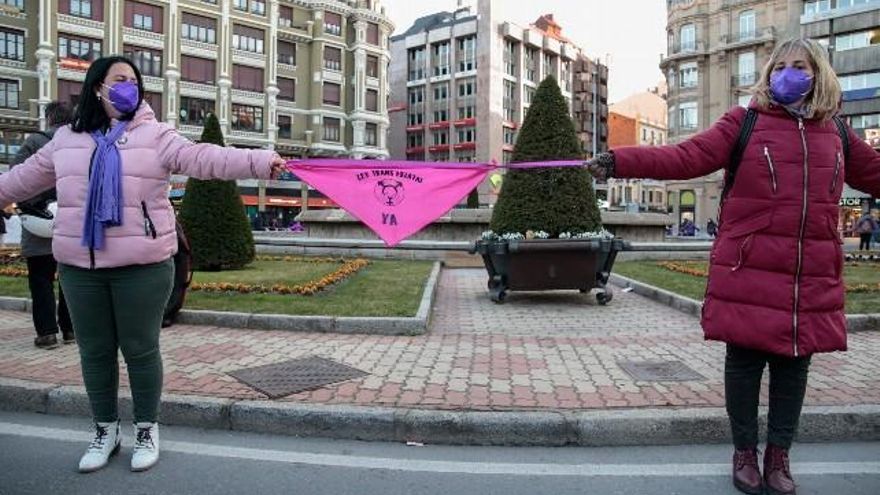 Campillo / ICAL. Concentración en León con motivo del 8M