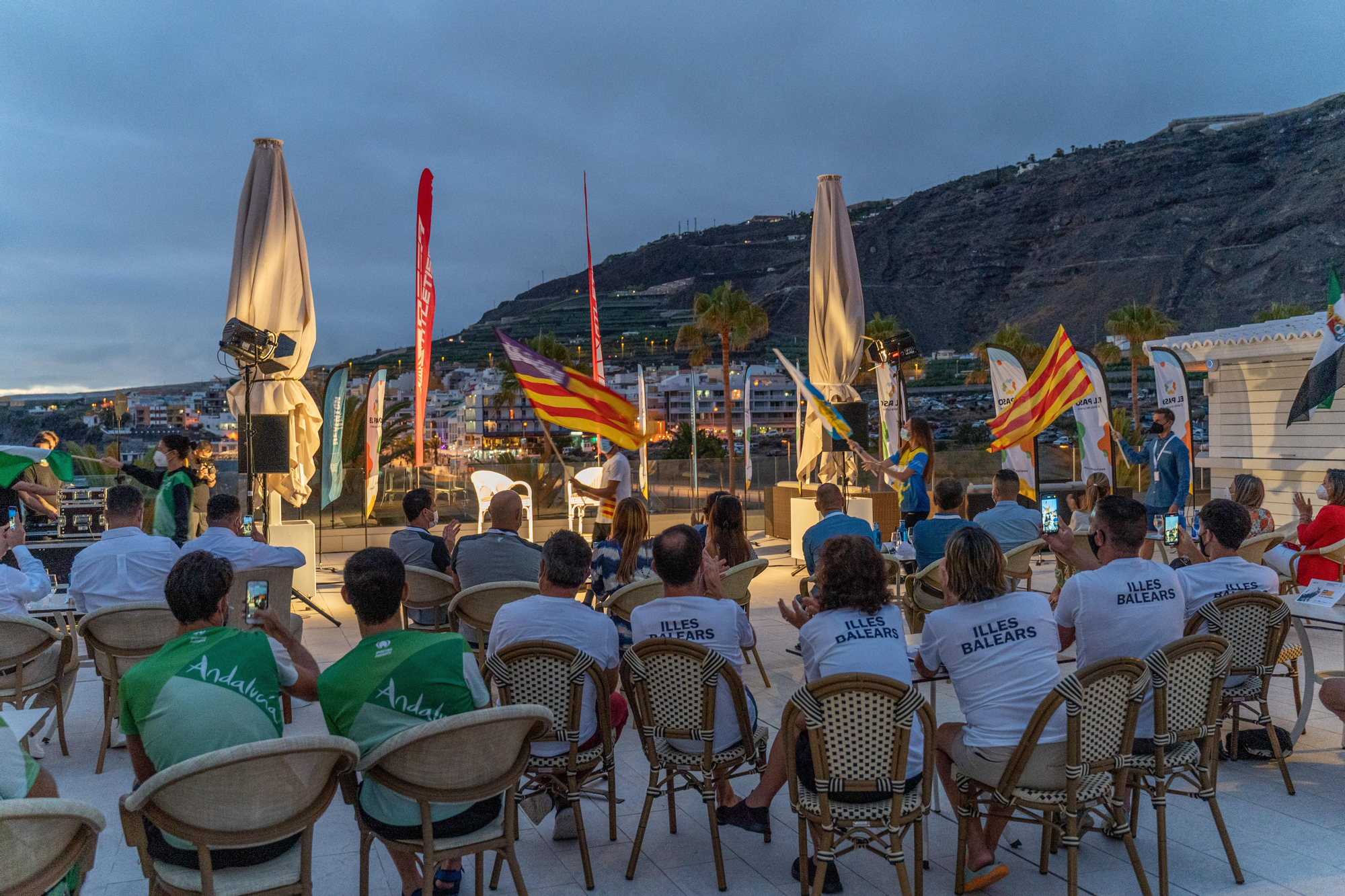 Otro momento del acto celebrado en el Hotel Sol de Puerto Naos.