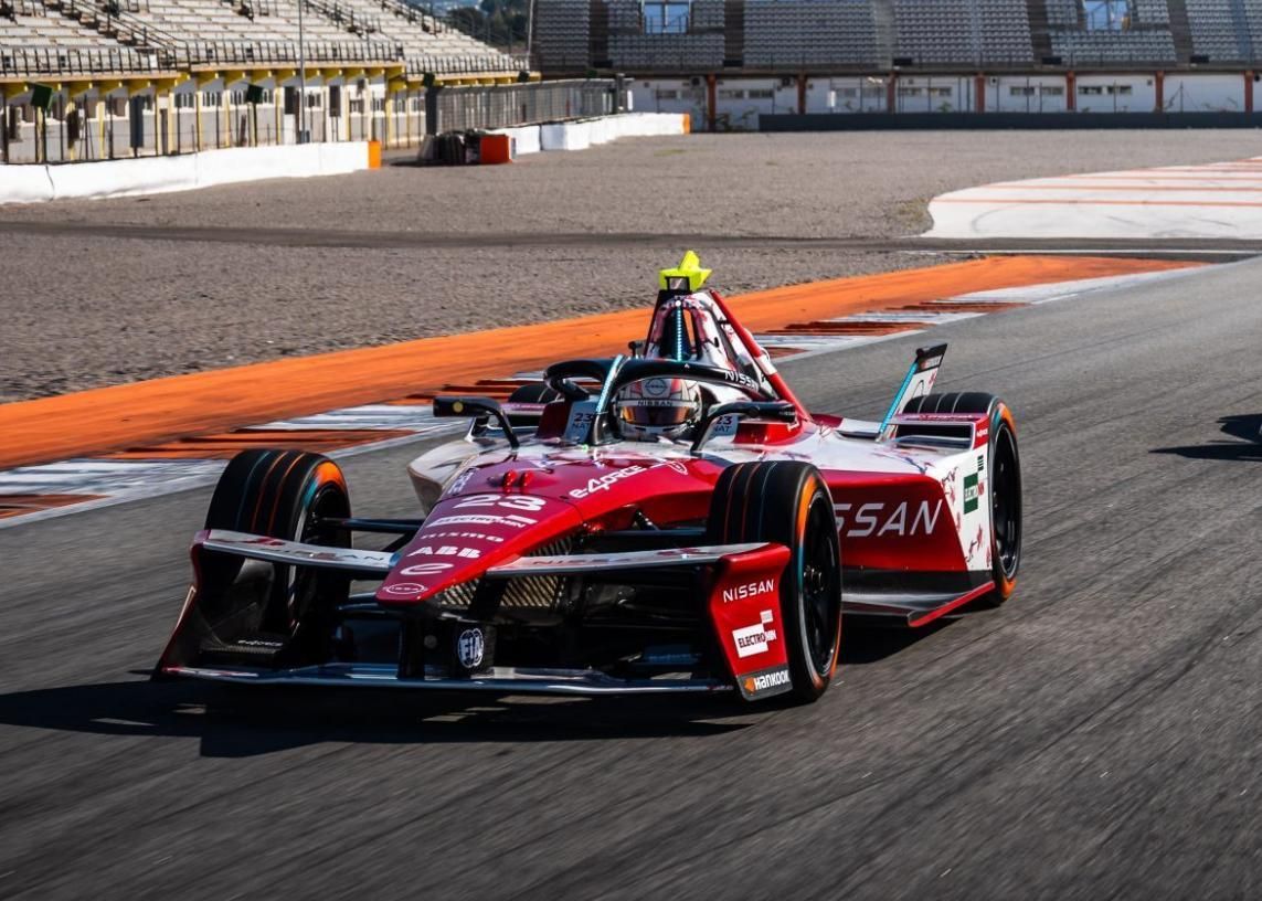 El monoplaza actual del Nissan Formula E Team.