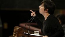 Laia Ortiz, diputada de ICV y portavoz de la Izquierda Plural