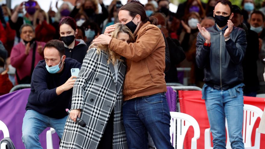 Las palabras de Pablo Iglesias sobre Yolanda Díaz fuerzan a Podemos a refrendar su apoyo a la vicepresidenta