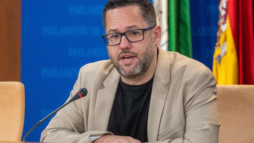 El portavoz parlamentario de Adelante Andalucía, José Ignacio García.