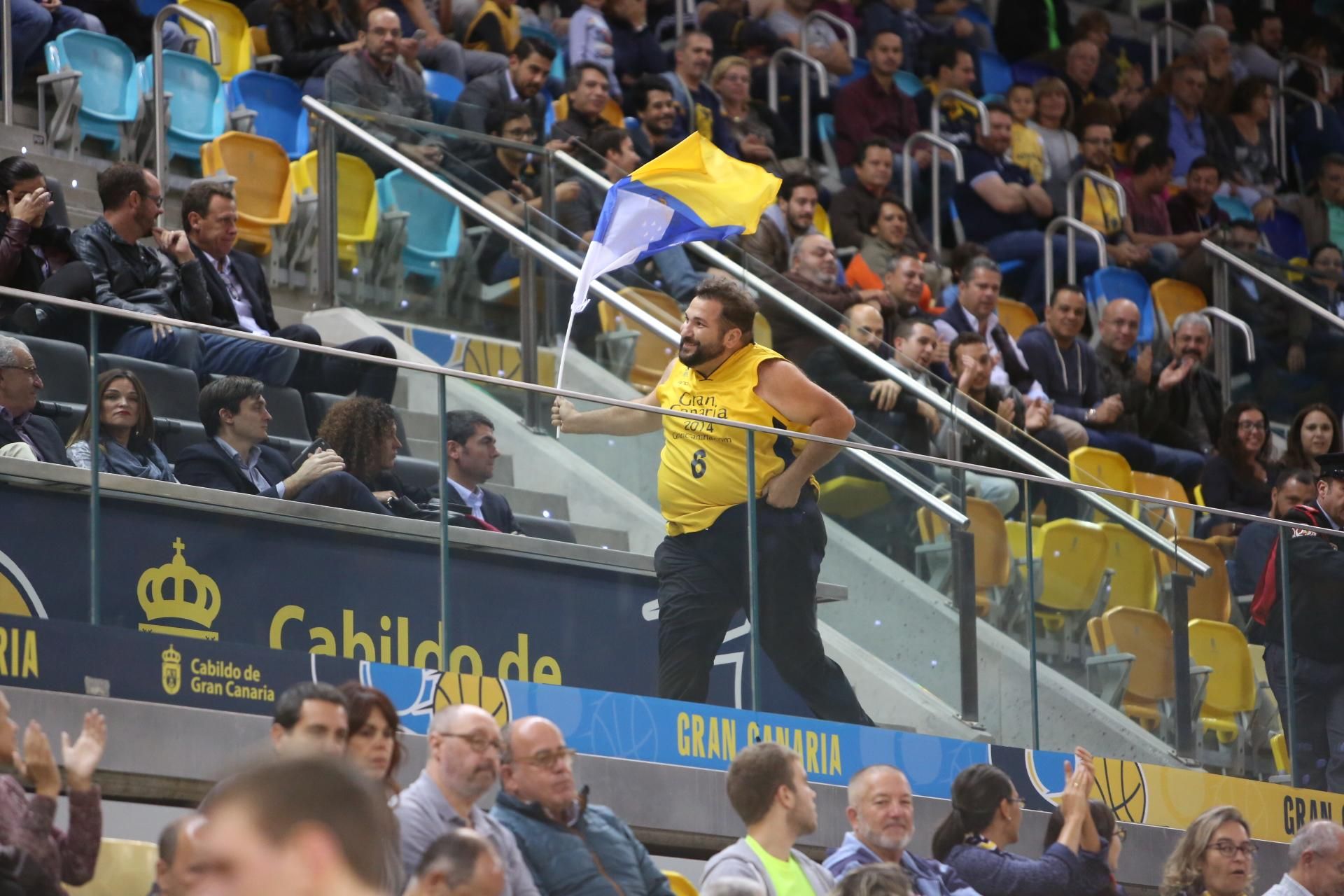 Partido de Eurocup entre el Herbalife Gran Canaria y el Avtodor Saratov en el Gran Canaria Arena. (Alejandro Ramos).