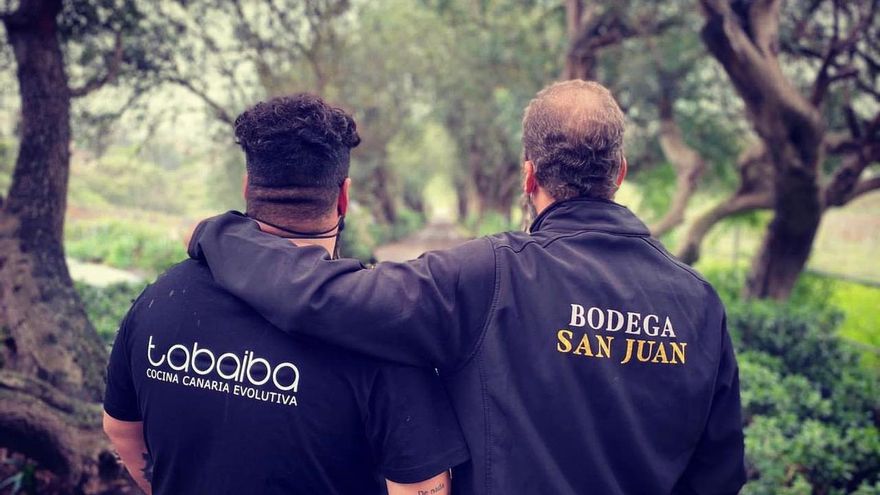 Abraham en Bodega San Juan.