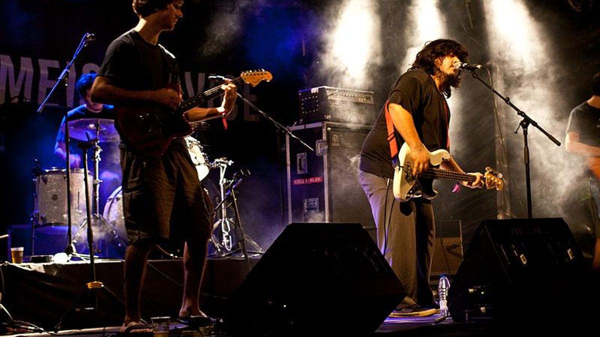 El grupo argentino, durante una actuación en el Primavera Sound de Barcelona.