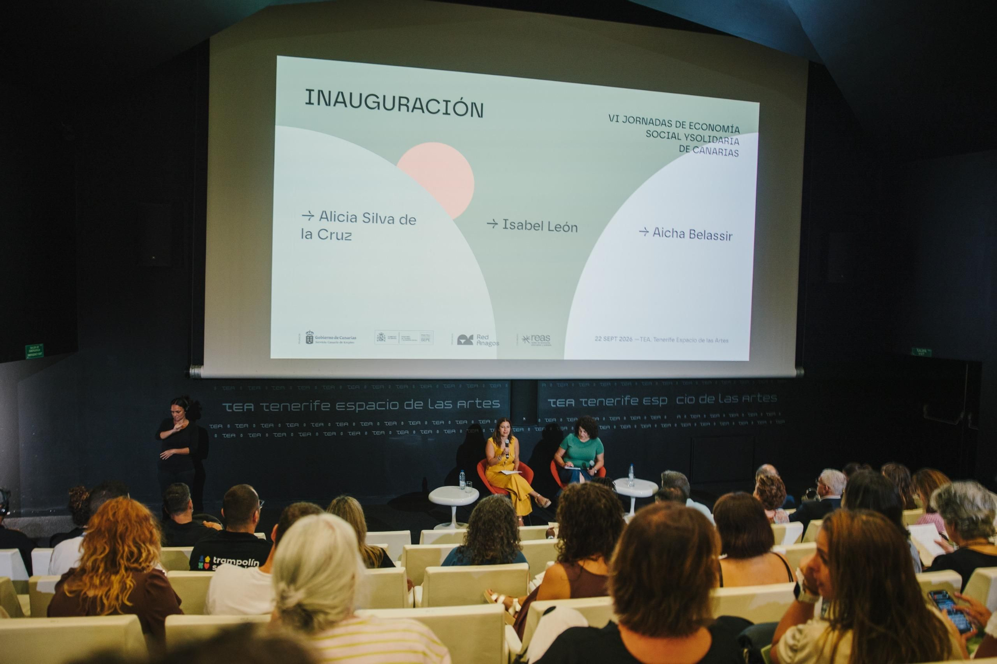 Inauguración de las VI Jornadas de Economía Social y Solidaria.