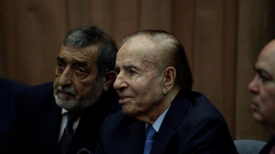 En la imagen el expresidente Carlos Menem (1989-1999).