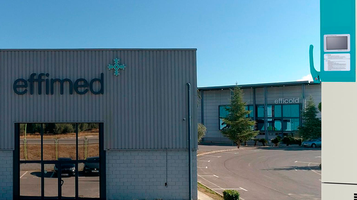 Las instalaciones de empresas del sector del frío Effimed y Efficold en Lucena (Córdoba).