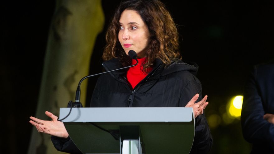 La presidenta de la Comunidad de Madrid, Isabel Díaz Ayuso