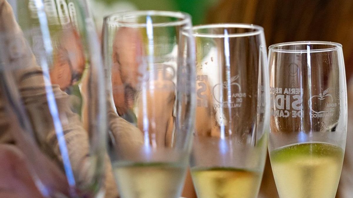 Copas con sidra.