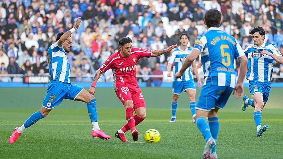 Las imágenes del RC Deportivo de La Coruña - Córdoba CF