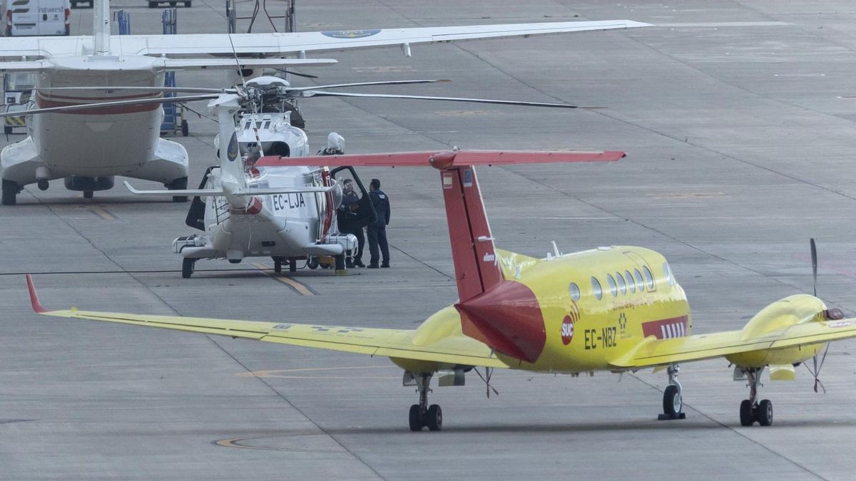 Reposta en Valencia el avión que había llevado a 2 pacientes evacuados del crucero Hondius