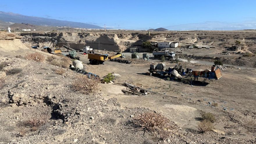La Fiscalía pide paralizar la extracción de áridos en una cantera de Tenerife por un posible delito contra el medio ambiente