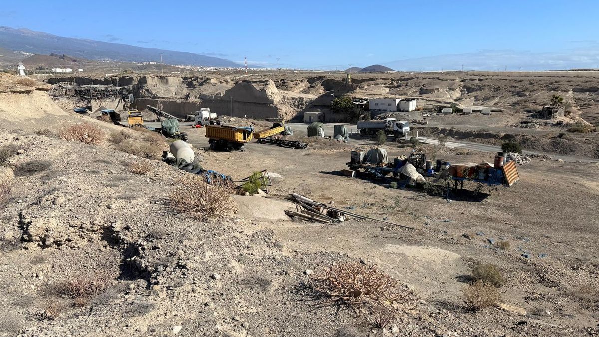 La Fiscalía pide paralizar la extracción de áridos en una cantera de Tenerife por un posible delito contra el medio ambiente