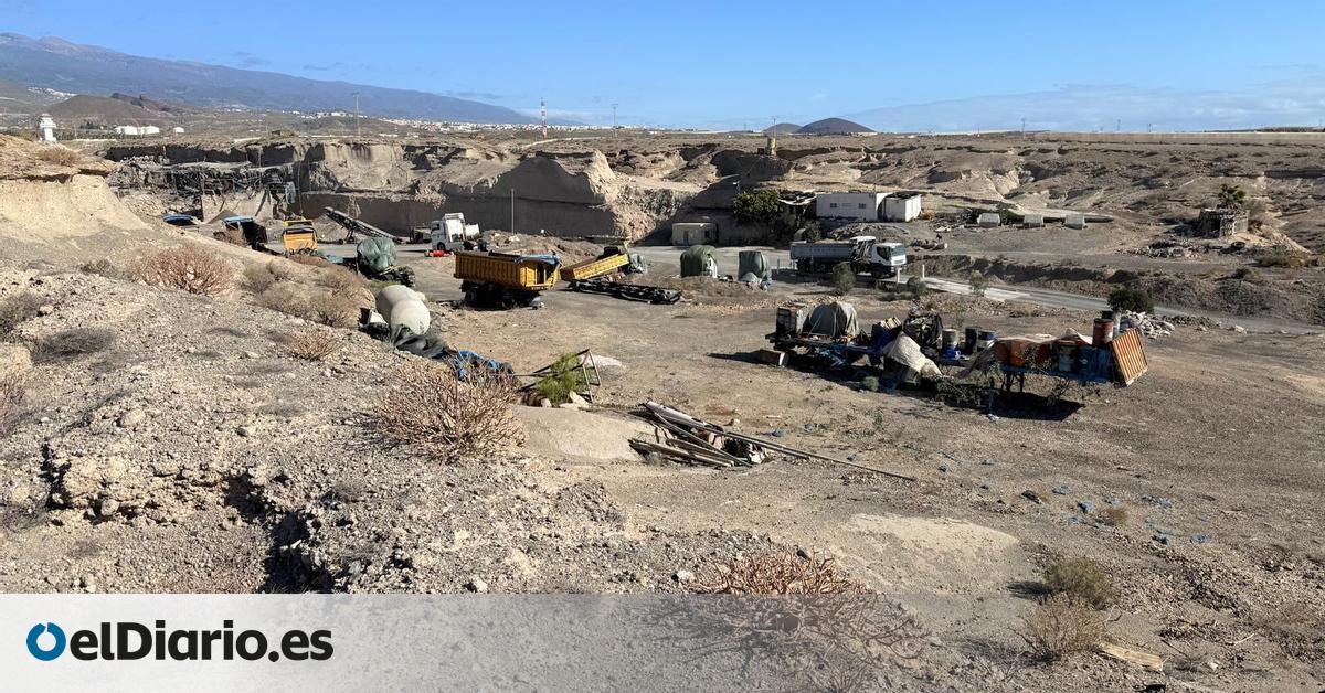 La Fiscalía pide paralizar la extracción de áridos en una cantera de Tenerife por un posible delito contra el medio ambiente