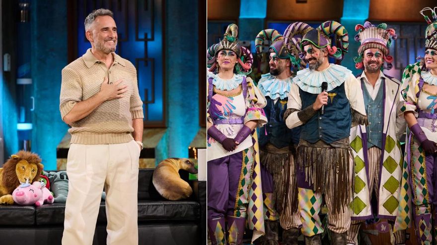 Jorge Drexler y la comparsa ganadora del carnaval de Cádiz actuaron en 'La Revuelta' con un alegato por la sanidad pública