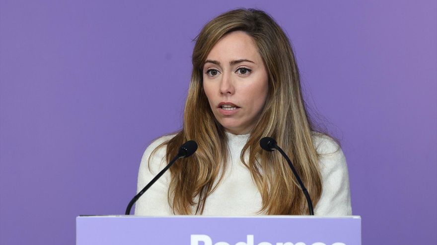 La portavoz adjunta de Podemos, María Teresa Pérez