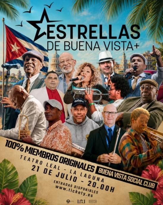 Cartel de 'Estrellas de Buena Vista'.