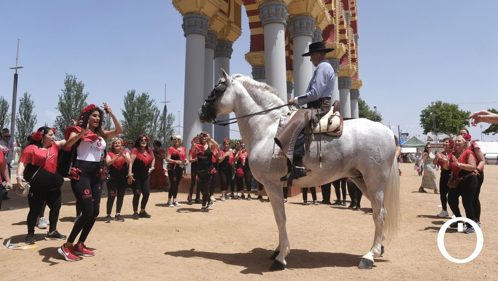 Ambiente de jueves en la feria de Córdoba.