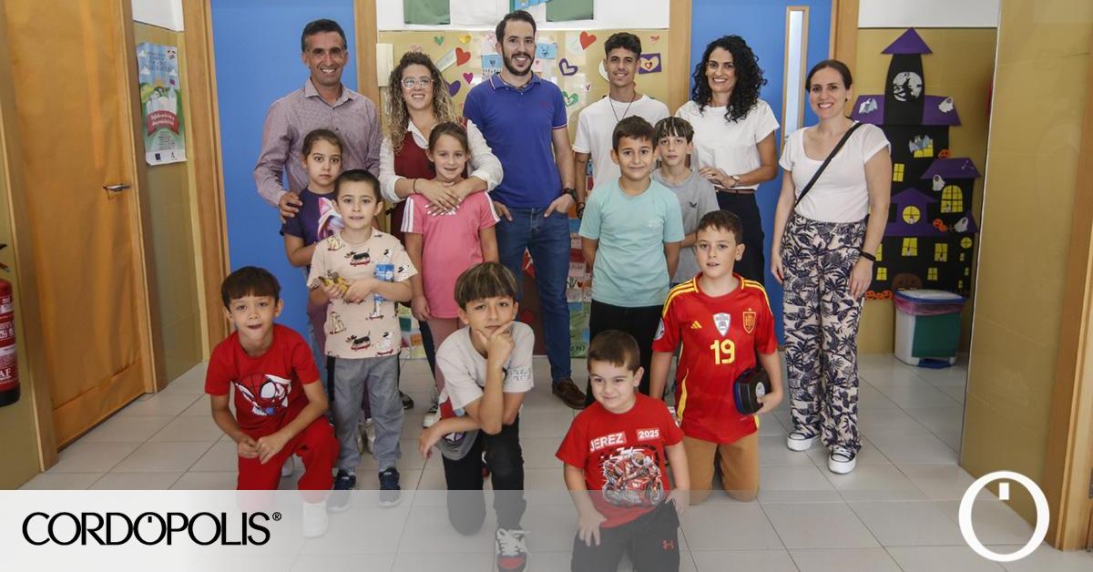 Volver a las aulas en el colegio con menos niños de Córdoba
