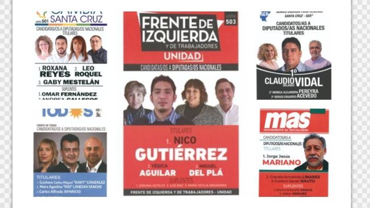 Las boletas para las elecciones del 14 de noviembre en Santa Cruz