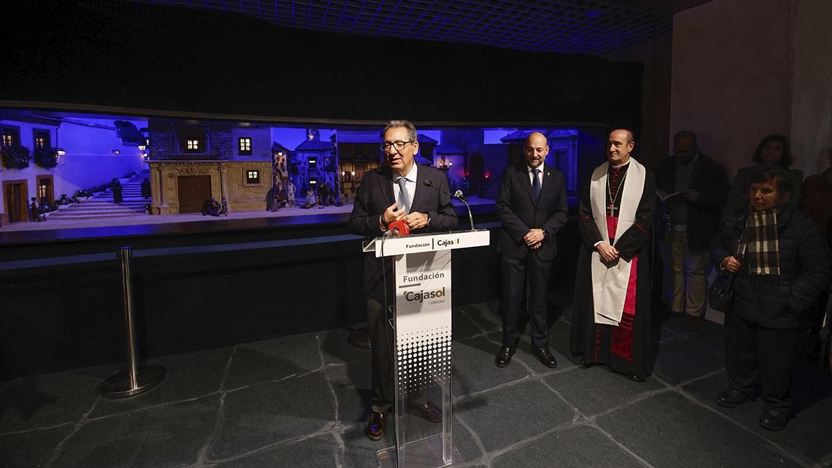 Inauguración del Belén de la Fundación Cajasol en Córdoba