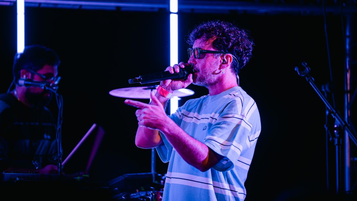 Un moment de l'actuació de Malifeta en la I Festa pel Valencià d'elDiario.es.