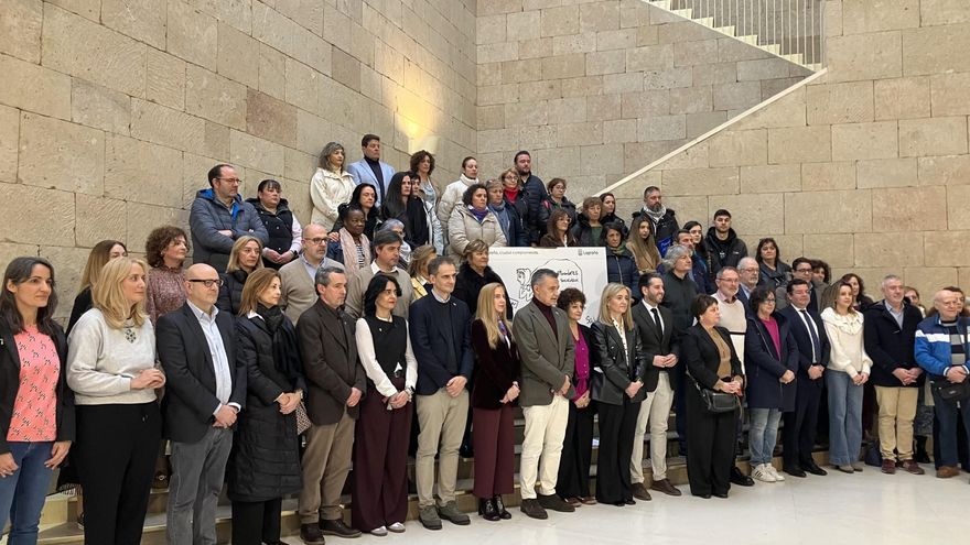 Unidad política de PP, PSOE e IU en Logroño contra la violencia de género