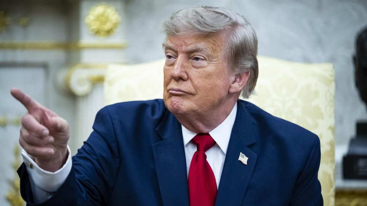 Foto del presidente estadounidense, Donald Trump, en la Casa Blanca. EFE/GRAEME SLOAN