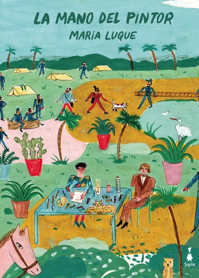 "La mano del pintor", de María Luque.