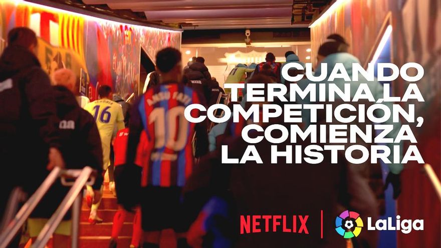 Netflix se alía con LaLiga para saltar al campo de las docuseries deportivas contra Amazon y Movistar Plus+