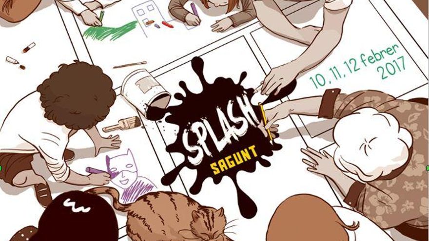 Cartel del 'Splash', obra de Susanna Martín