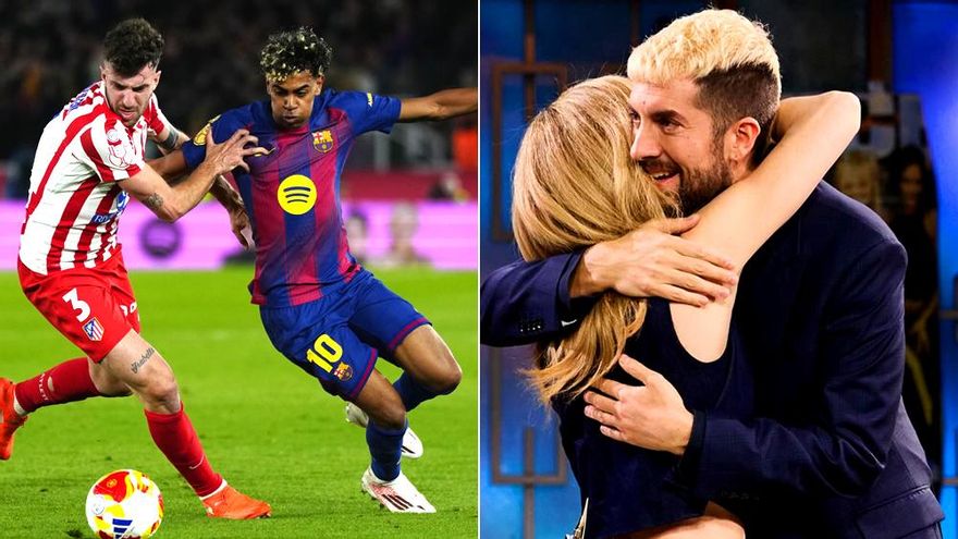 El Barça-Atleti (26.9%) arrasa con 4 millones en La 1 de RTVE y 'La Revuelta' (12.8%) lo aprovecha para ganar después