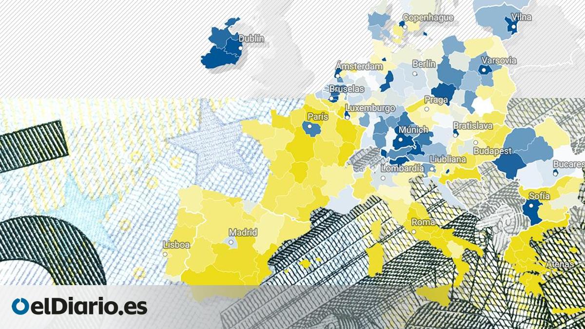 El mapa de los 'ganadores' y 'perdedores' de la integración europea ...