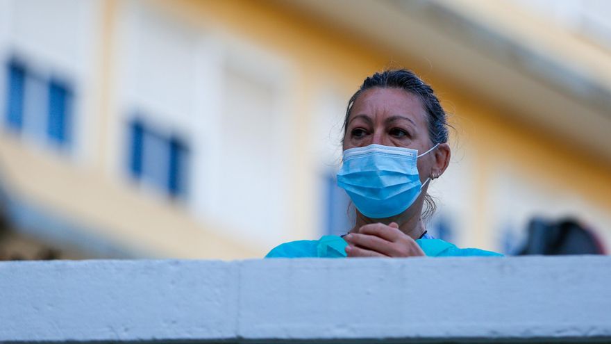 Sanitarios del Hospital Virgen del Rocío.