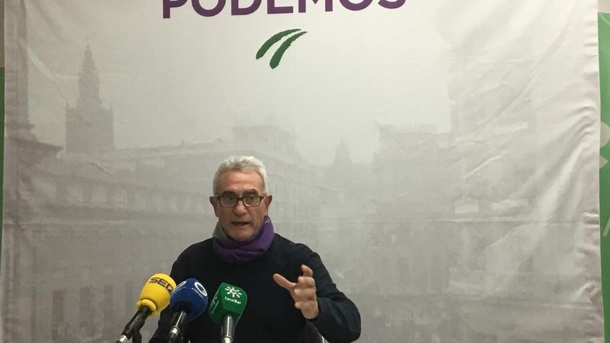 Cañamero "vuelve" a la política municipal como candidato de Podemos a la Alcaldía de El Coronil