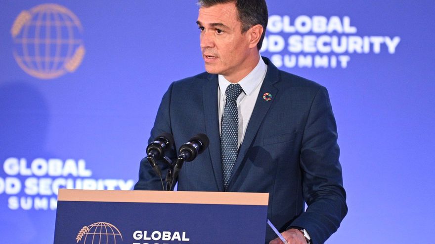 El presidente del Gobierno, Pedro Sánchez, interviene en la Cumbre de Seguridad Alimentaria