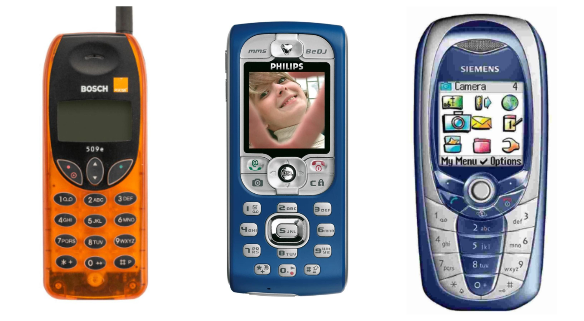 Móviles fabricados por Bosch, Philips y Siemens