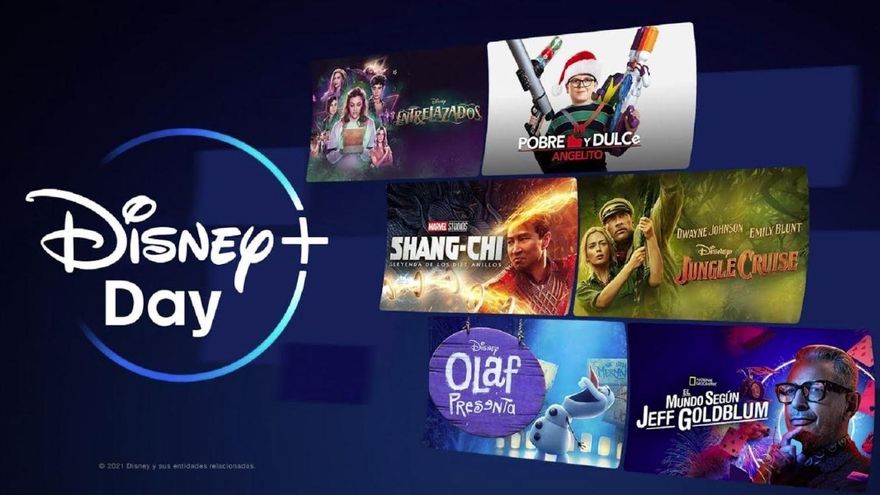 Logo promocional del Disney+ Day.