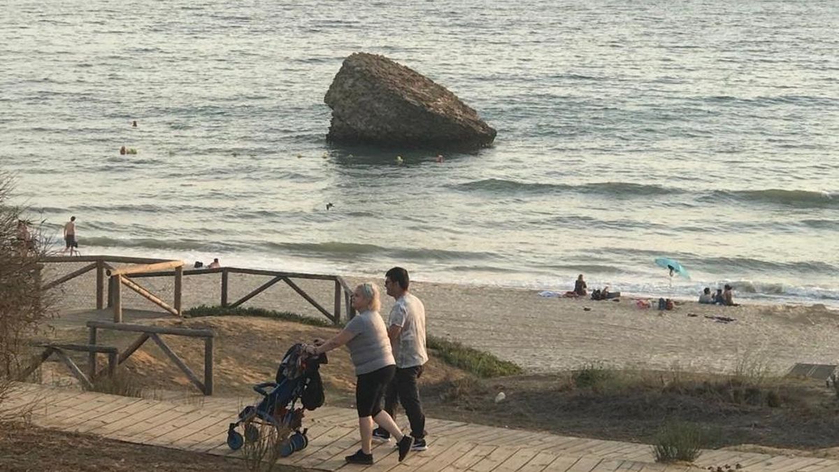 Los restos de una torre defensiva que muchos conocen como el Tapón.