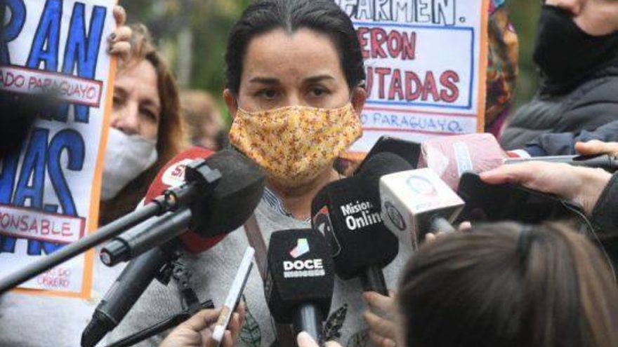 Myrian Villalba, madre y tía de las víctimas: "Las dos niñitas fueron torturadas, ejecutadas, tiradas en una fosa común, en una caja de cartón"