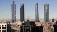 Imagen de archivo de las cuatro torres de Madrid
