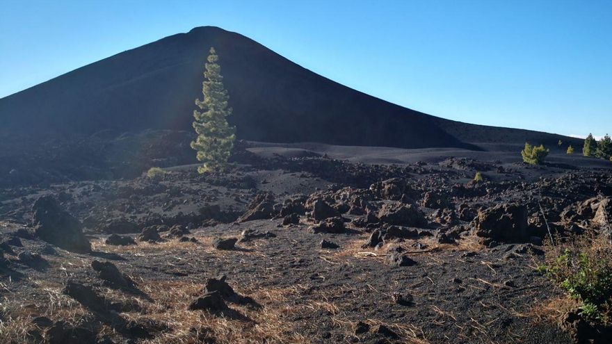 Volcán Chinyero, en las faldas del Teide, última erupción ocurrida en Tenerife