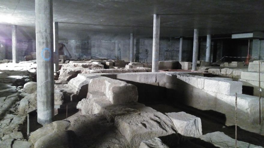 El yacimiento arqueológico de la Huesca romana, "abandonado a su suerte"